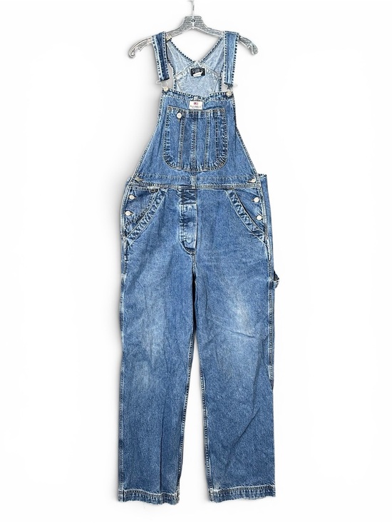 Polo Ralph Lauren Denim - Vintage Y2K 90s Polo Jeans Co Ralph Lauren Denim Overalls Large Blue Carpenter